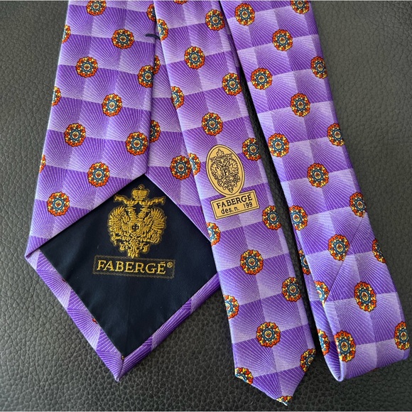 FABERGÉ SILK TIE - Picture 1 of 7